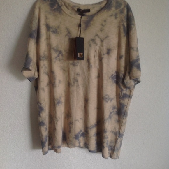 SOLD!Frye Blue Horizon Tie Dye Shirt - Picture 2 of 4